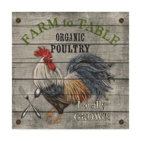Jean Plout 'Farm To Table 2' Canvas Art,18x18